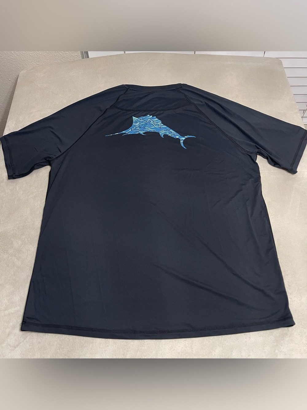 Tommy Bahama IslandZone Shirt Mens XL Black UPF 30 Performance Marlin Tee - Picture 7 of 8
